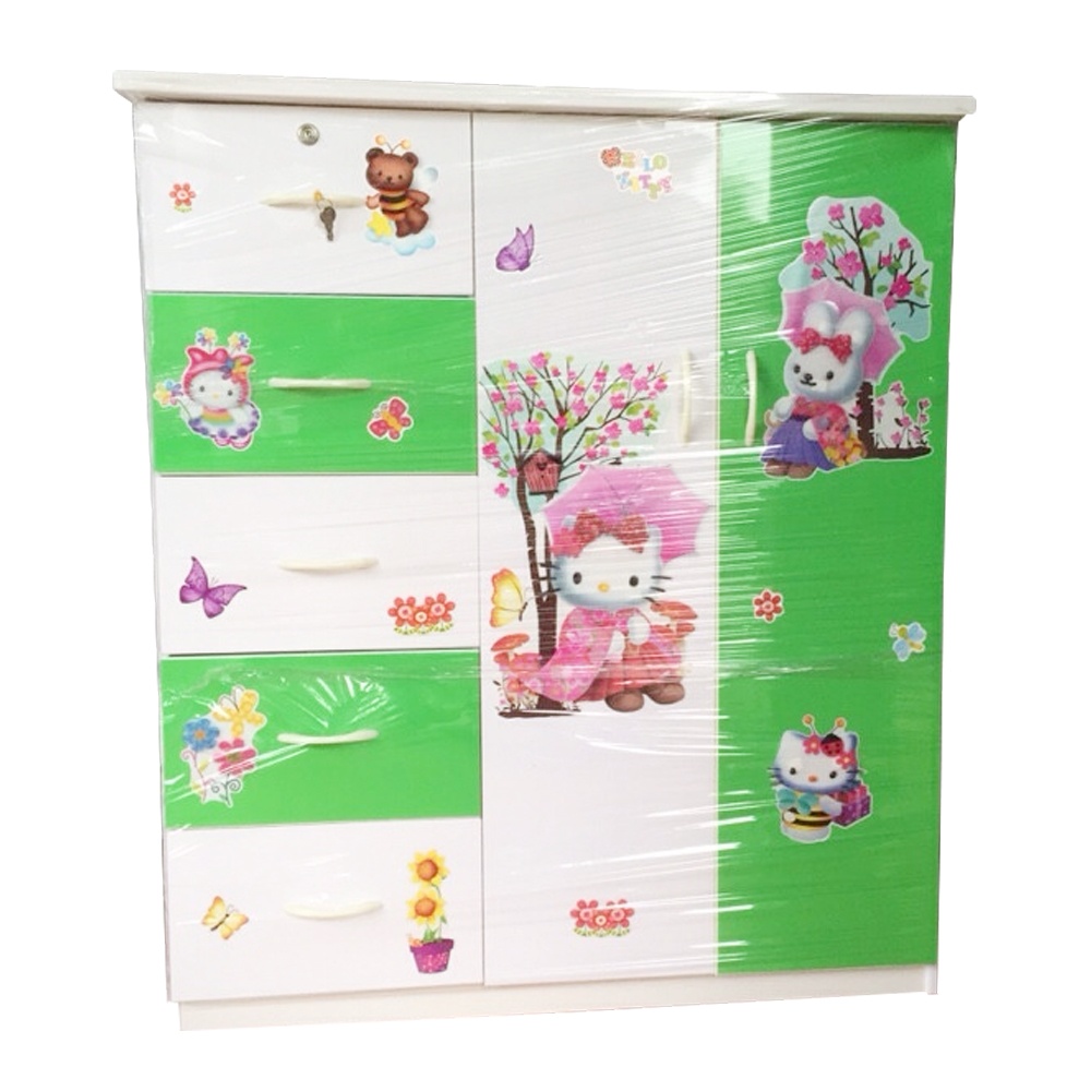 Tủ nhựa Đài Loan 2 buồng 5 ngăn C18 hình 2