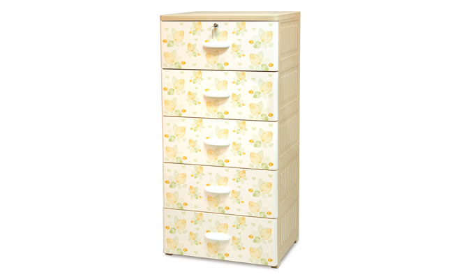 Tủ nhựa Đại Đồng Tiến Nice T1219-5 hình nụ hoa  hình 1