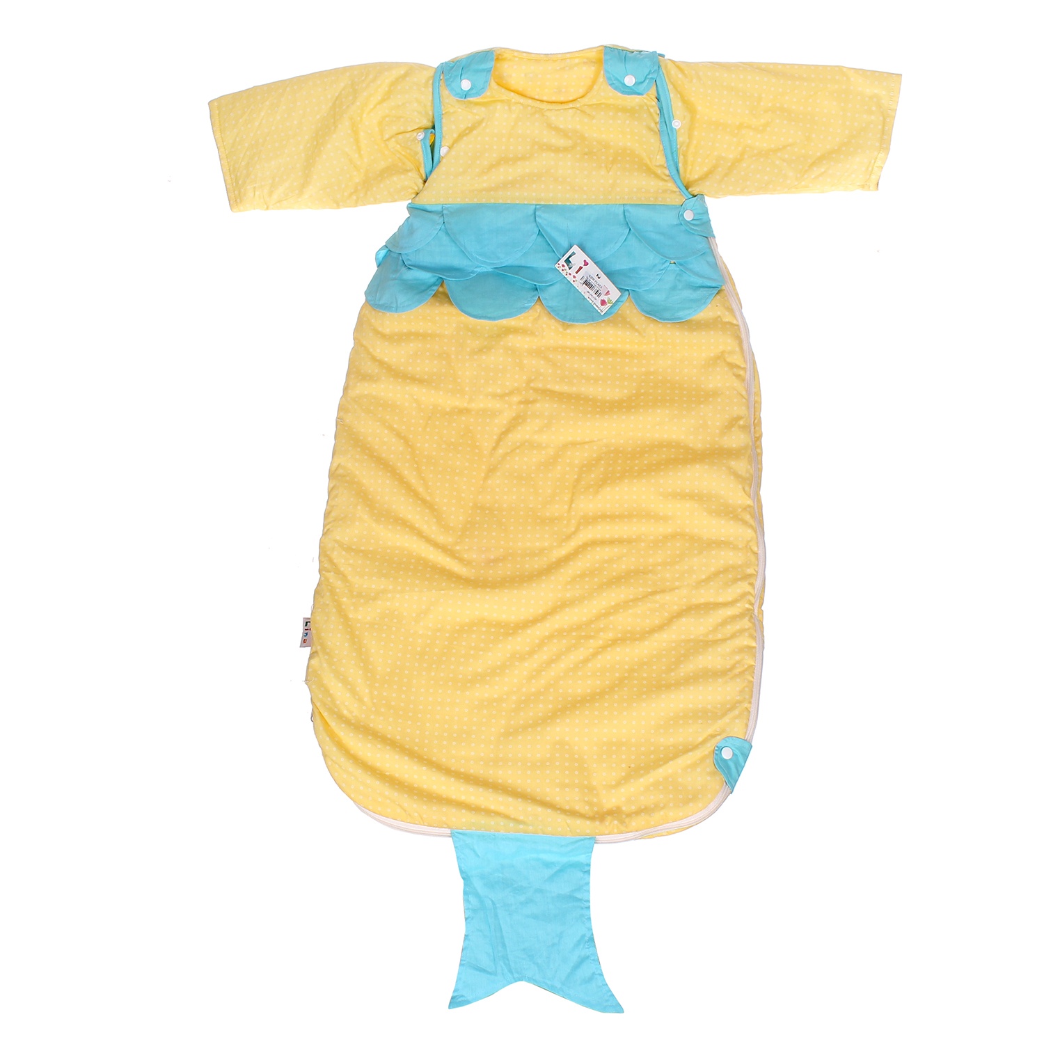 Túi ngủ cho bé hình cá 4 lớp s2 Lina hình 1