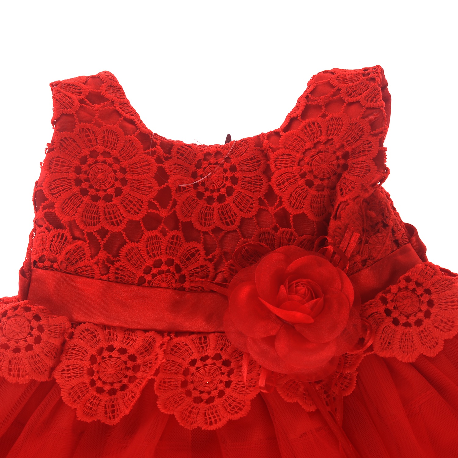 Váy lưới tầng đỏ BFS hình 2