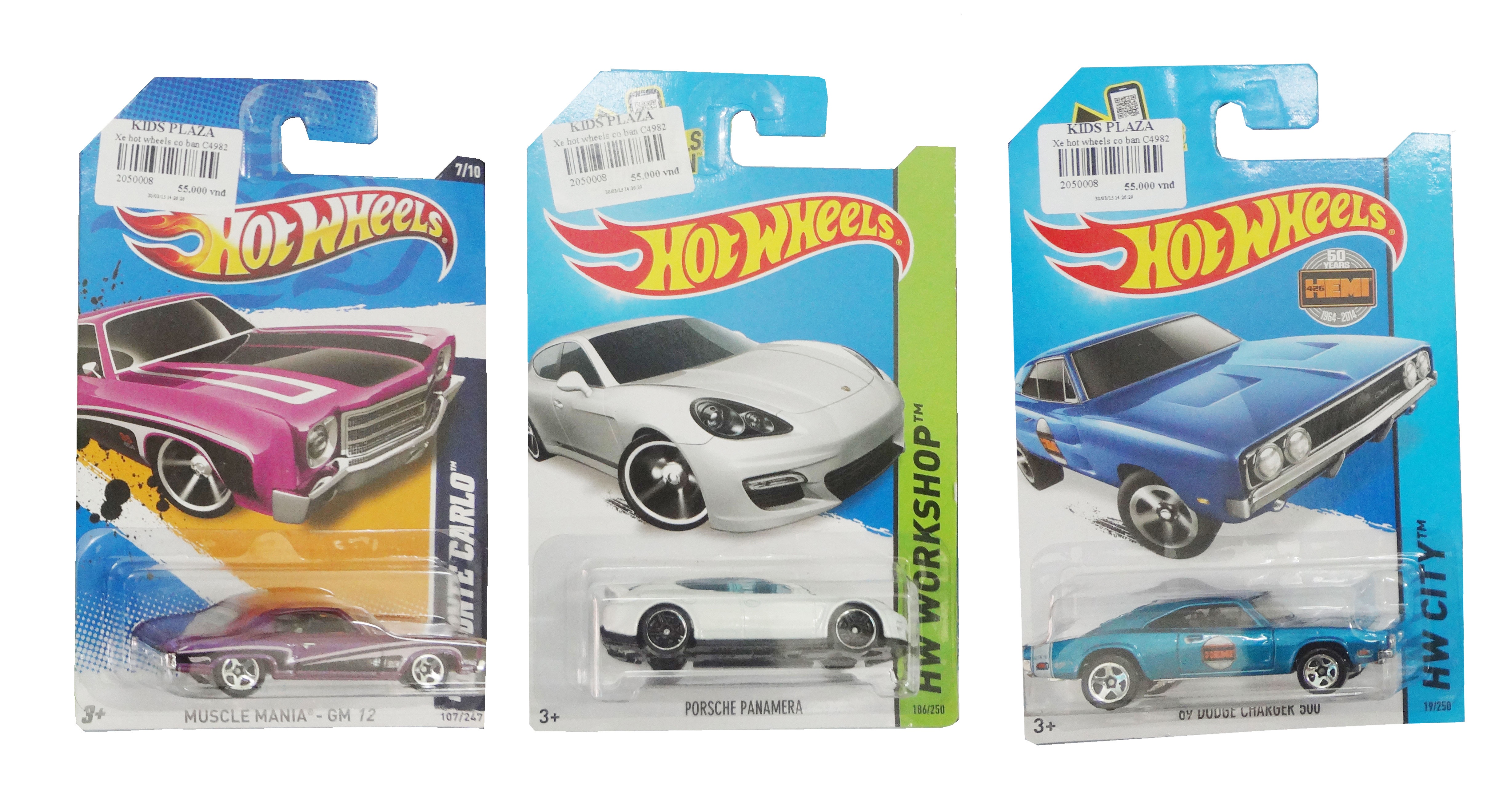 Xe đồ chơi Hot Wheels căn bản C4982 hình 4