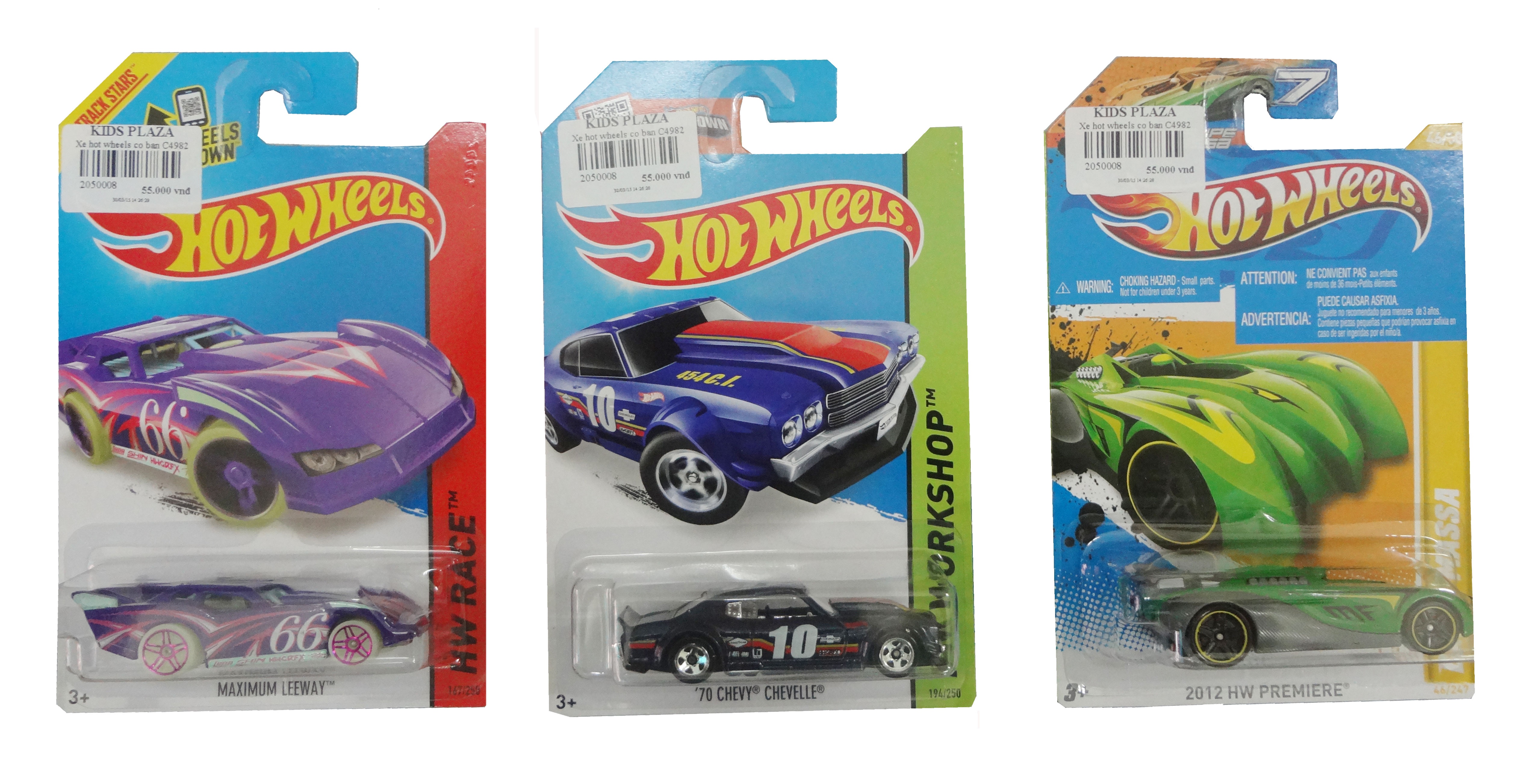 Xe đồ chơi Hot Wheels căn bản C4982 hình 3
