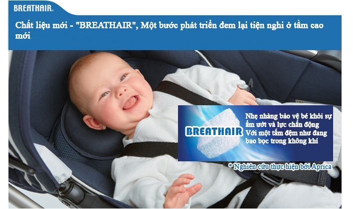 Xe đẩy cho bé Aprica Soraria Premium 55cm hình 1