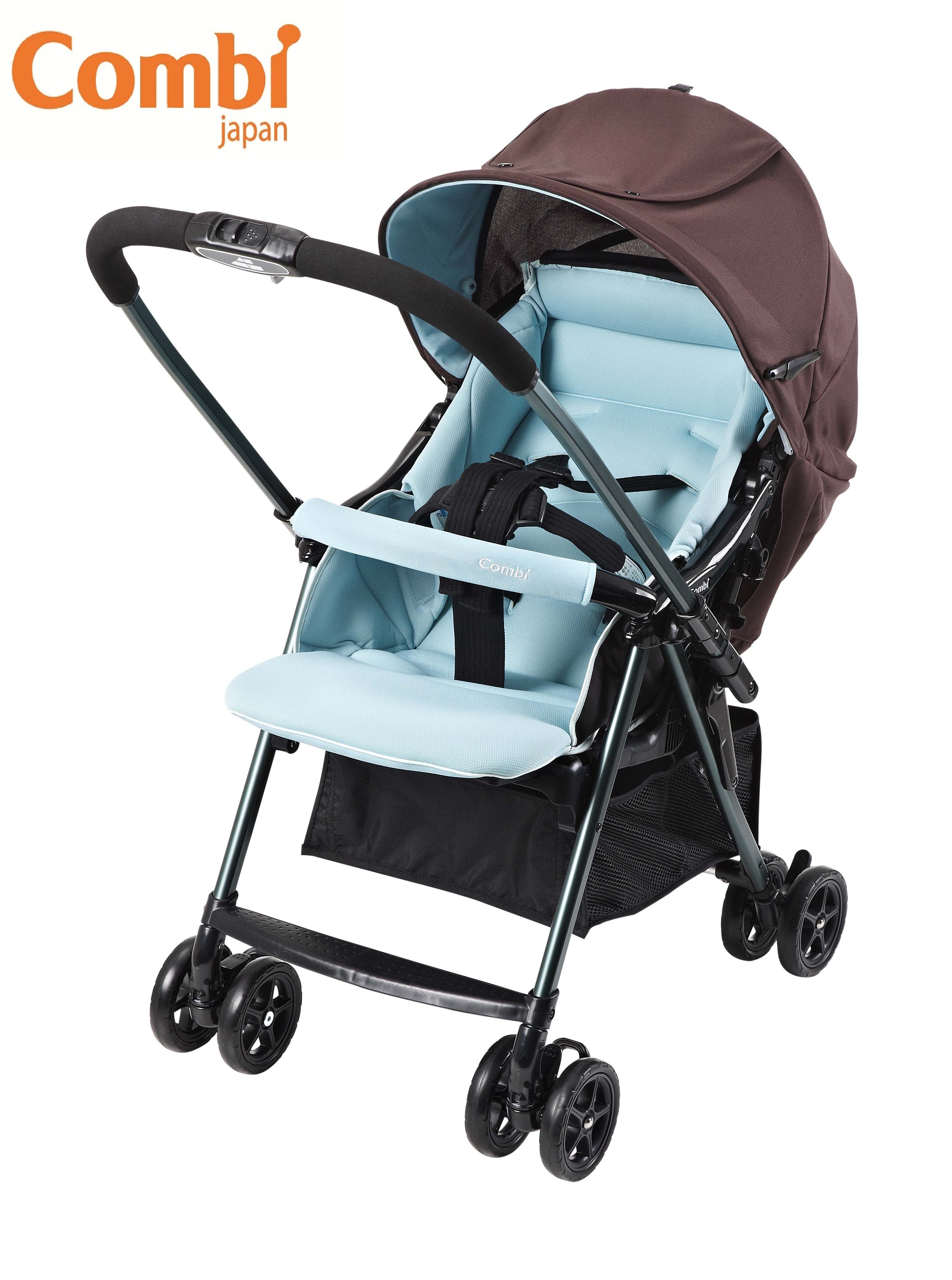 Xe đẩy Combi WellcomFort Cozy WT 200D (màu xanh) hình 9