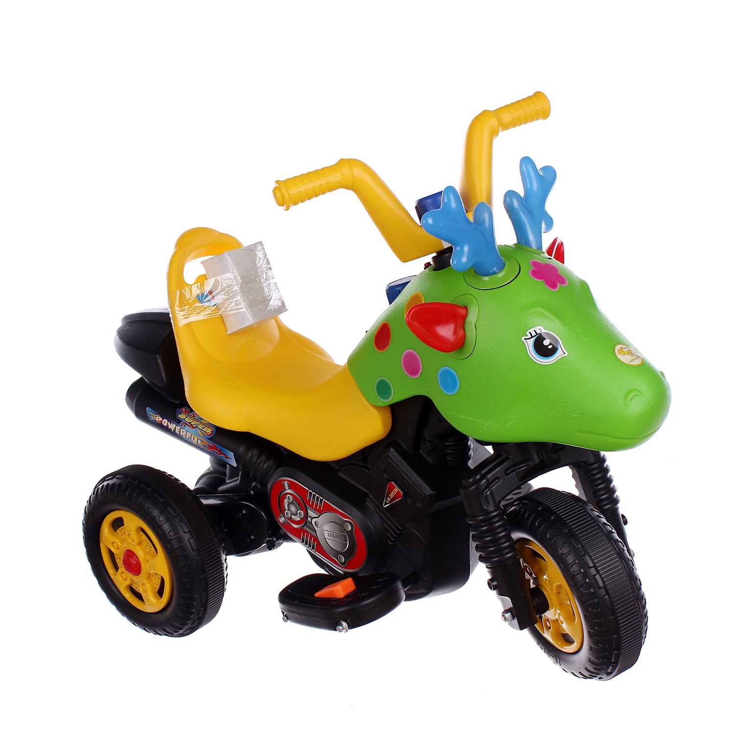 Đồ chơi xe máy điện trẻ em hình chú hươu KL-3051 hình 1