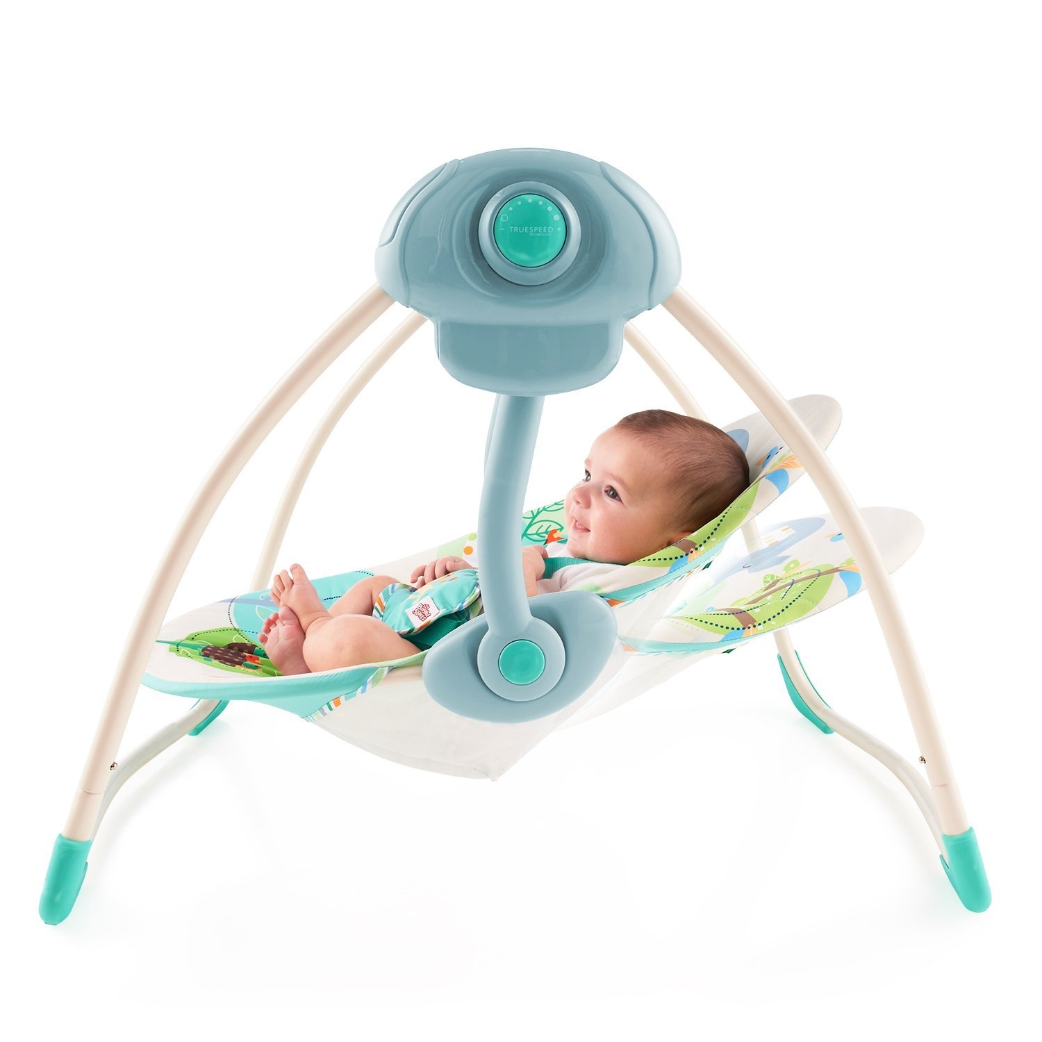 Xích đu Bright Starts Playful Pals Portable Swing 60194 hình 3