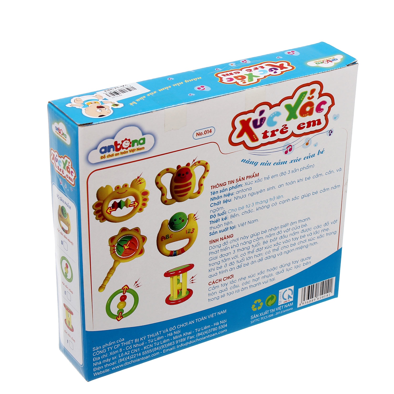 Xúc xắc hộp 3pcs No.014 hình 3