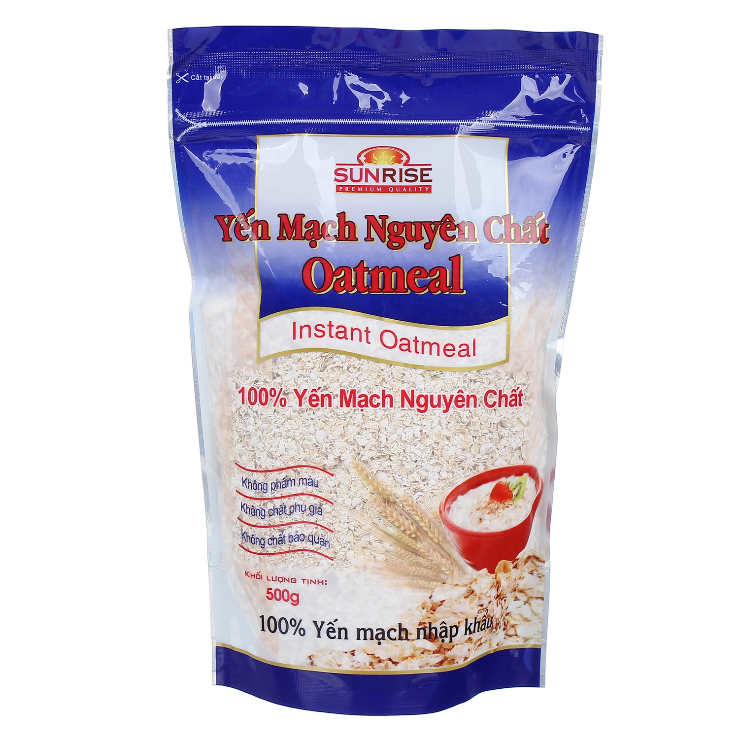 Yến mạch nguyên chất dạng gói 500gr SUNRISE 1046