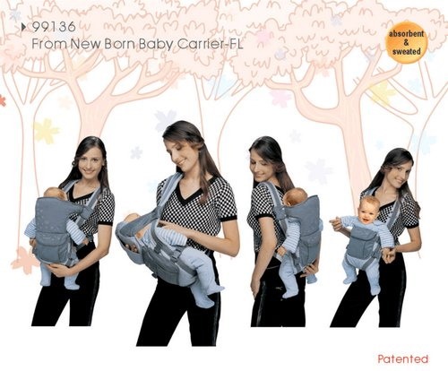 Địu em bé 4 vị trí Naforye N99136 màu xám