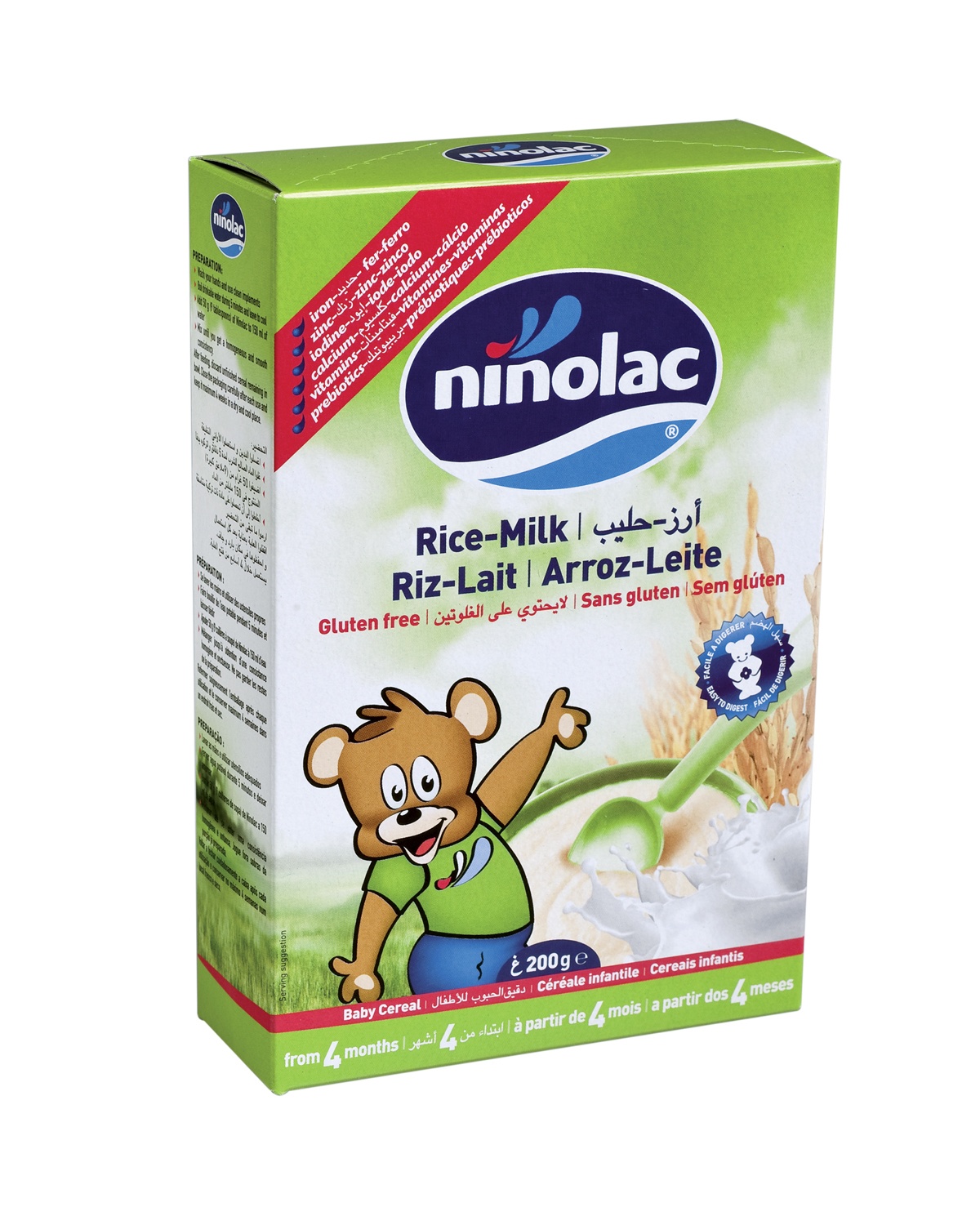Sữa gạo Ninolac 200g | KidsPlaza.vn Sữa gạo Ninolac 200g hương vị thơm ngon