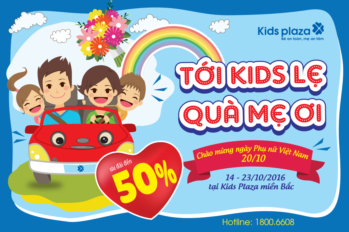 Ưu đãi khủng tới 50% cùng quà tặng siêu hấp dẫn dịp 20/10