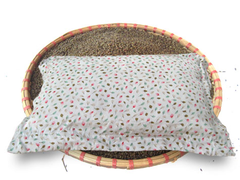 Gối làm bằng vỏ đỗ xanh tốt cho bé?