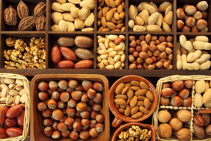 Các loại hạt - thực phẩm dinh dưỡng chứa omega 3