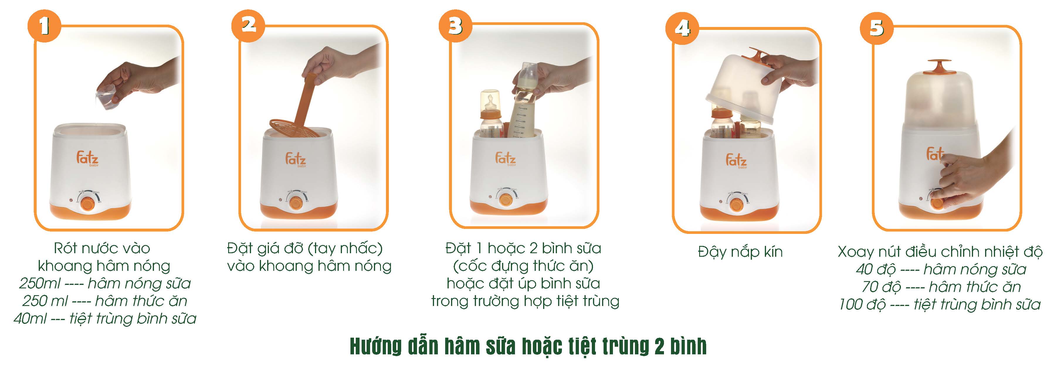 Tại sao nên chọn máy tiệt trùng sấy khô và hâm sữa đa năng