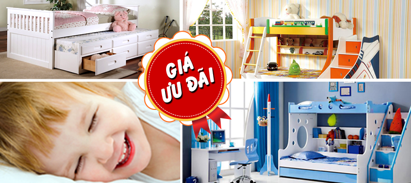 Giường tầng trẻ em món quà tuyệt vời cho bé