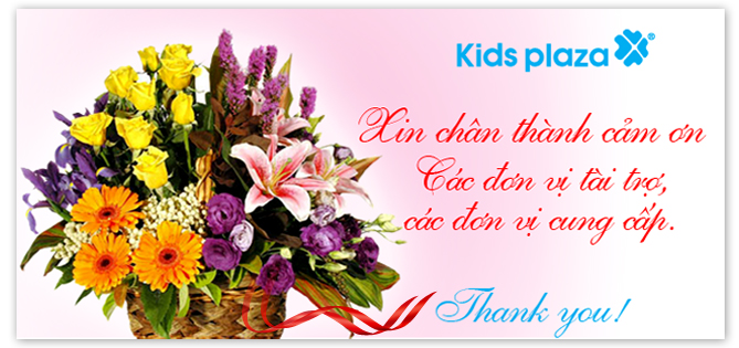 Thư cảm ơn – Khai trương Kids Plaza Bạch Mai
