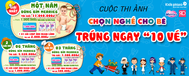 Kết quả cuộc thi ảnh “Chọn nghề cho bé – Trúng ngay 10 vé”