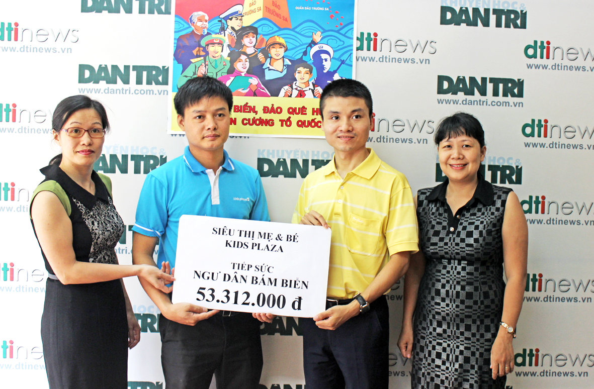 Kids Plaza tiếp sức cùng Ngư dân bám biển