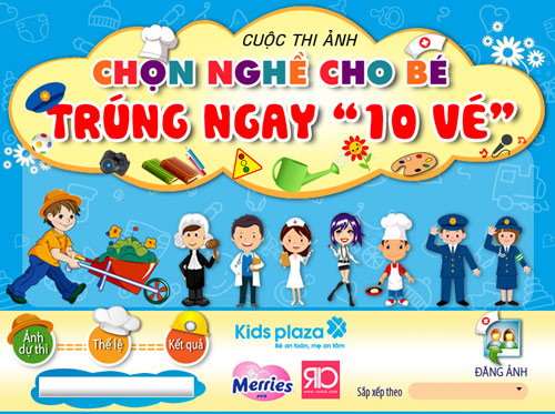 Chọn nghề cho bé- Nhận ngay 14 triệu đồng