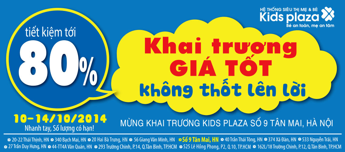 Tưng bừng khai trương siêu thị thứ 12+1 tại số 9 Tân Mai