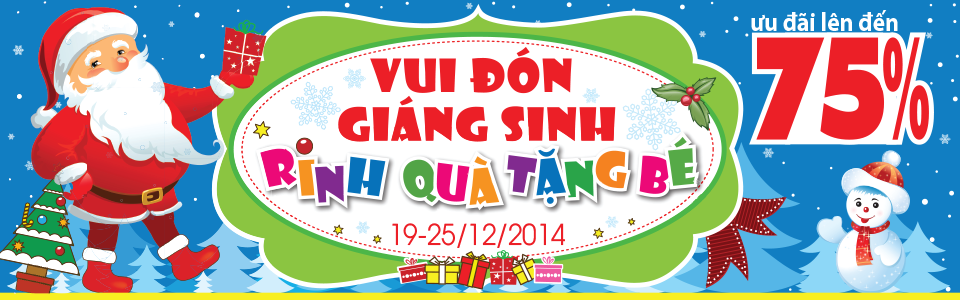 Hàng ngàn ưu đãi mừng Giáng Sinh 2014 tại Kids Plaza Hồ Chí Minh