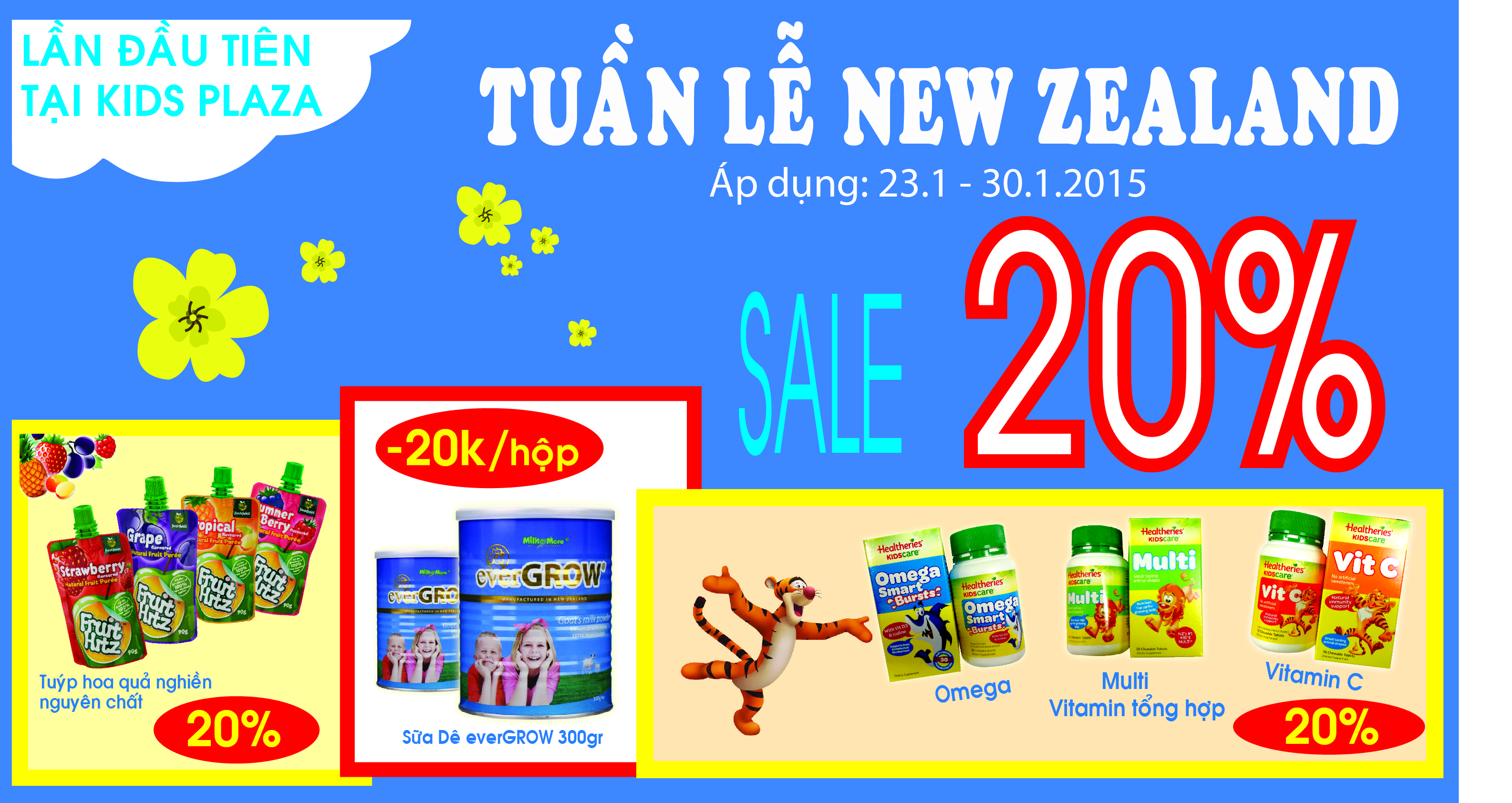 HOT: Tuần lễ New Zealand tại Kids Plaza
