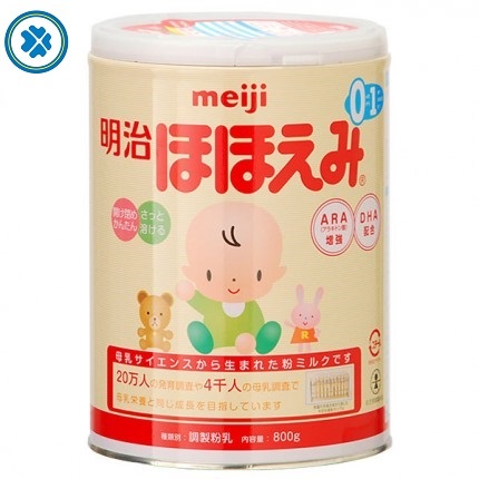 cách pha sữa Meiji 