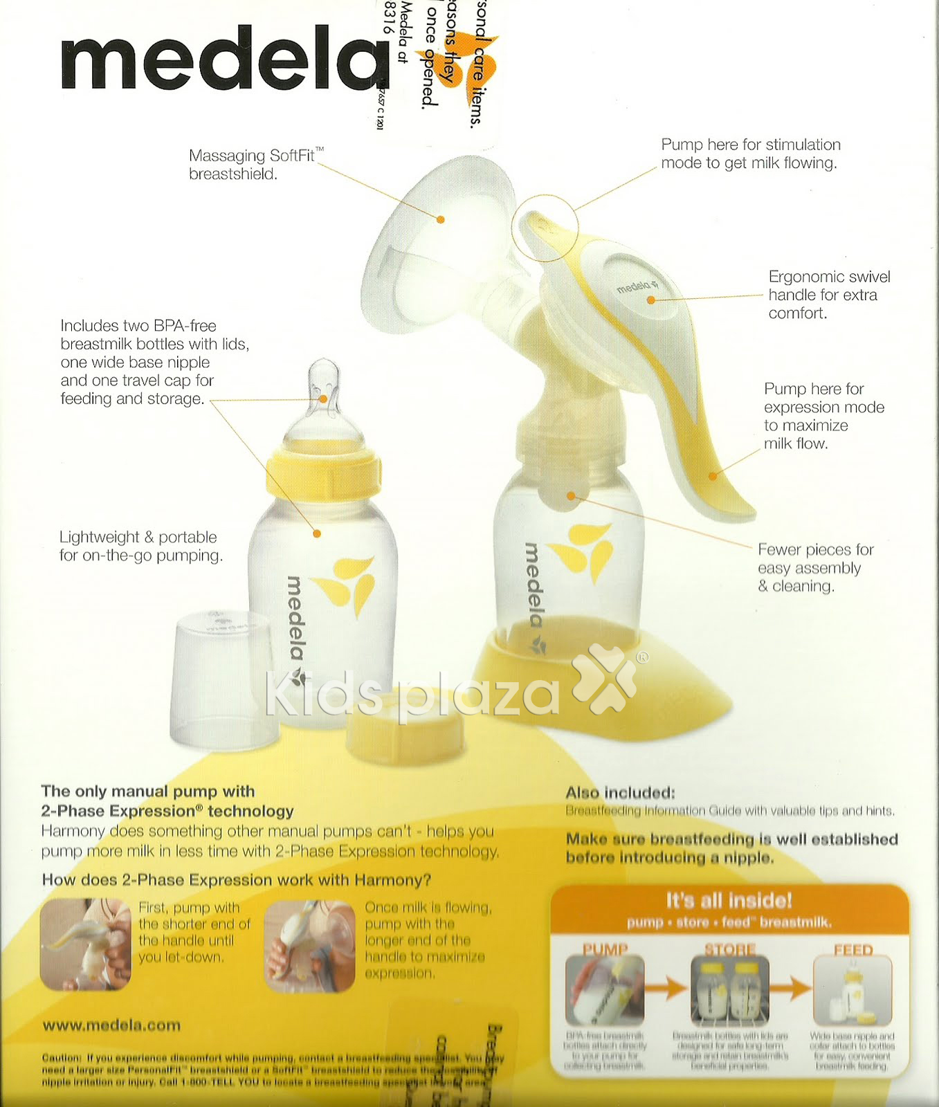 Máy hút sữa medela bơm tay Harmony