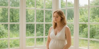 Những hình ảnh sinh động mô tả tư thế của một em bé khi nằm trong bụng mẹ & cảm xúc của một người sắp được làm mẹ