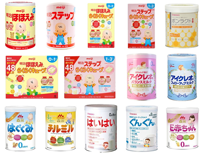 So sánh các loại sữa Nhật GLICO MEIJI MORINGA và SNOW BABY