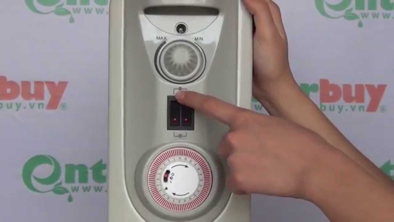 Hướng dẫn mẹ sử dụng máy sưởi dầu đúng cách
