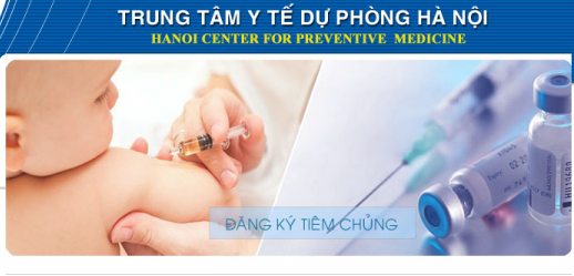 Đăng ký tiêm chủng trực tuyến tại Trung tâm Y tế dự phòng Hà Nội