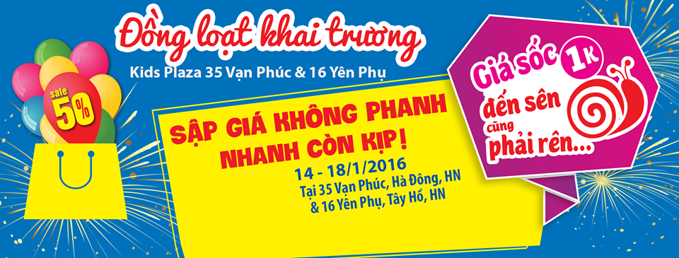 Đồng loạt khai trương – Sập giá không phanh, nhanh còn kịp!