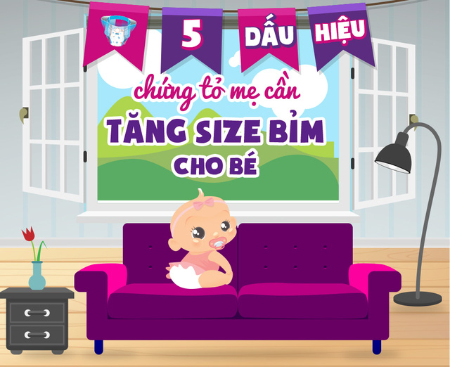 Khi nào mẹ cần tăng size bỉm cho con?