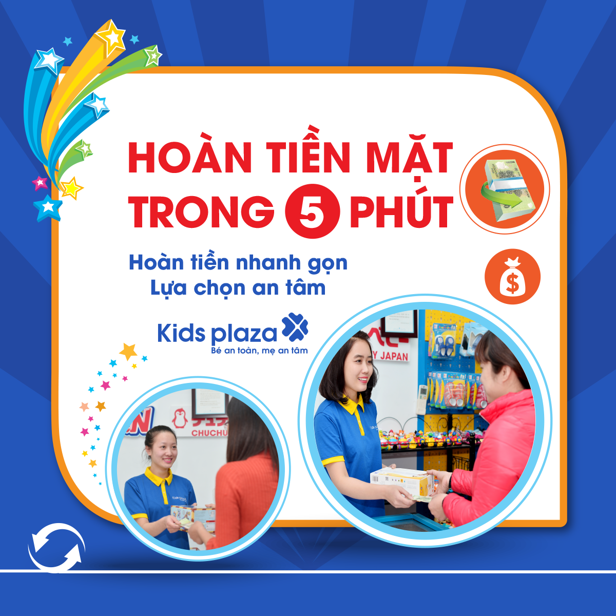 Hoàn tiền nhanh gọn – Lựa chọn an tâm