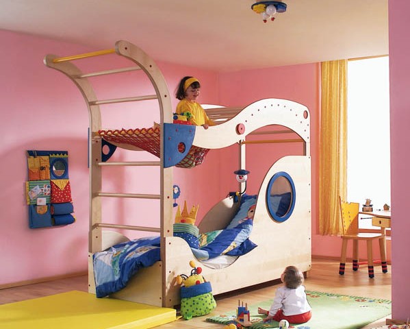 Ưu điểm của giường tầng đẹp cho bé những mẫu giường tầng độc đáo