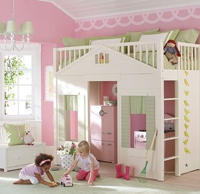 Những lưu ý khi chọn giường tầng cho bé Các mẫu giường tầng cho bé gái dễ thương