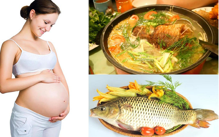 Muốn đẻ con da trắng, môi đỏ bà bầu nên ăn cá chép