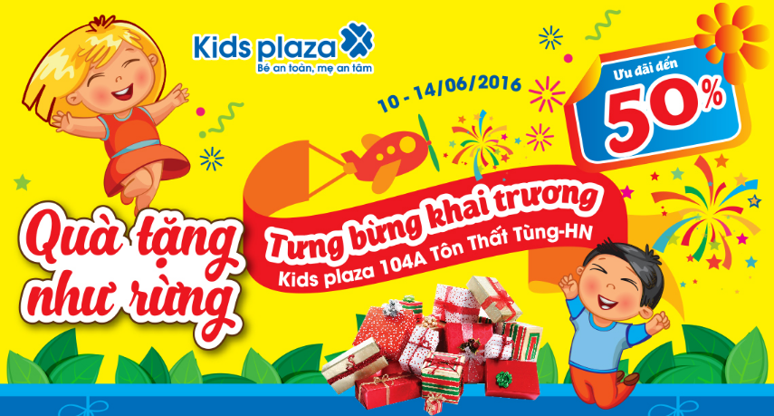 Hàng ngàn sản phẩm giá cực sốc chỉ 5k tại Kids Plaza Tôn Thất Tùng