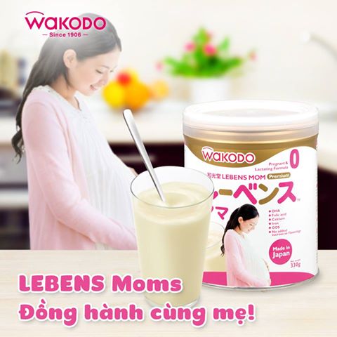 Hướng dẫn chuẩn nhất cách pha sữa Wakodo Lebens Mom cho mẹ bầu