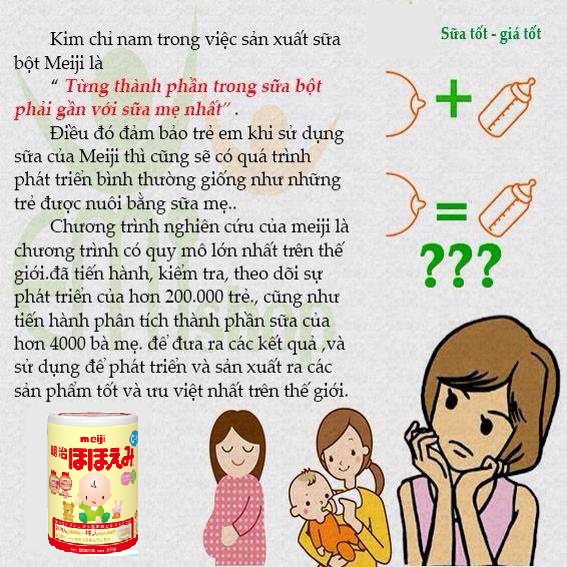 Sữa Meiji số 0 có tốt không?