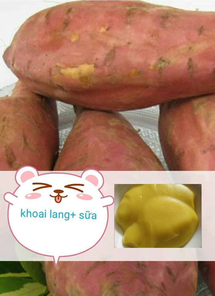 Thực đơn ăn dặm mang đến nhỏ bé kể từ 5 mon tuổi tác khoai lương y trộn sữa