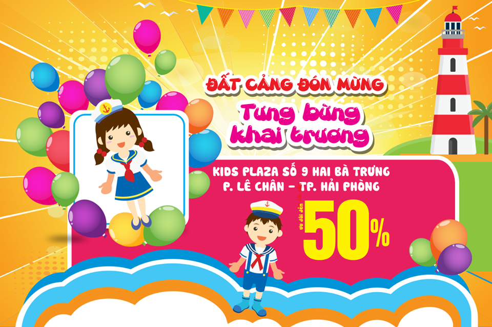 Hơn 1000 sản phẩm giá cực sốc chỉ 1k, 5k tại Kids Plaza Hải Phòng