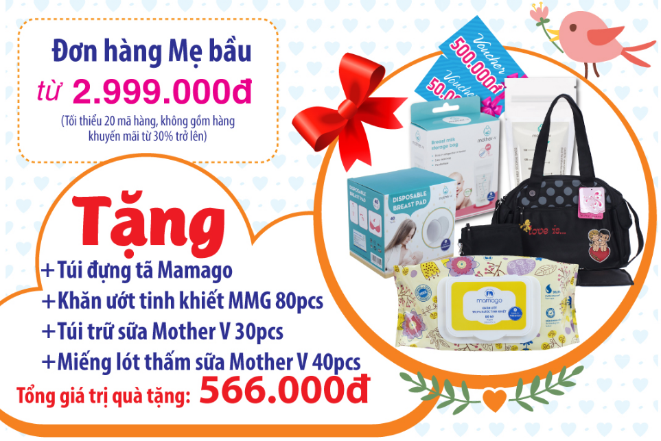 quà tặng cho mẹ bầu khi sắm đồ sơ sinh tại kids plaza