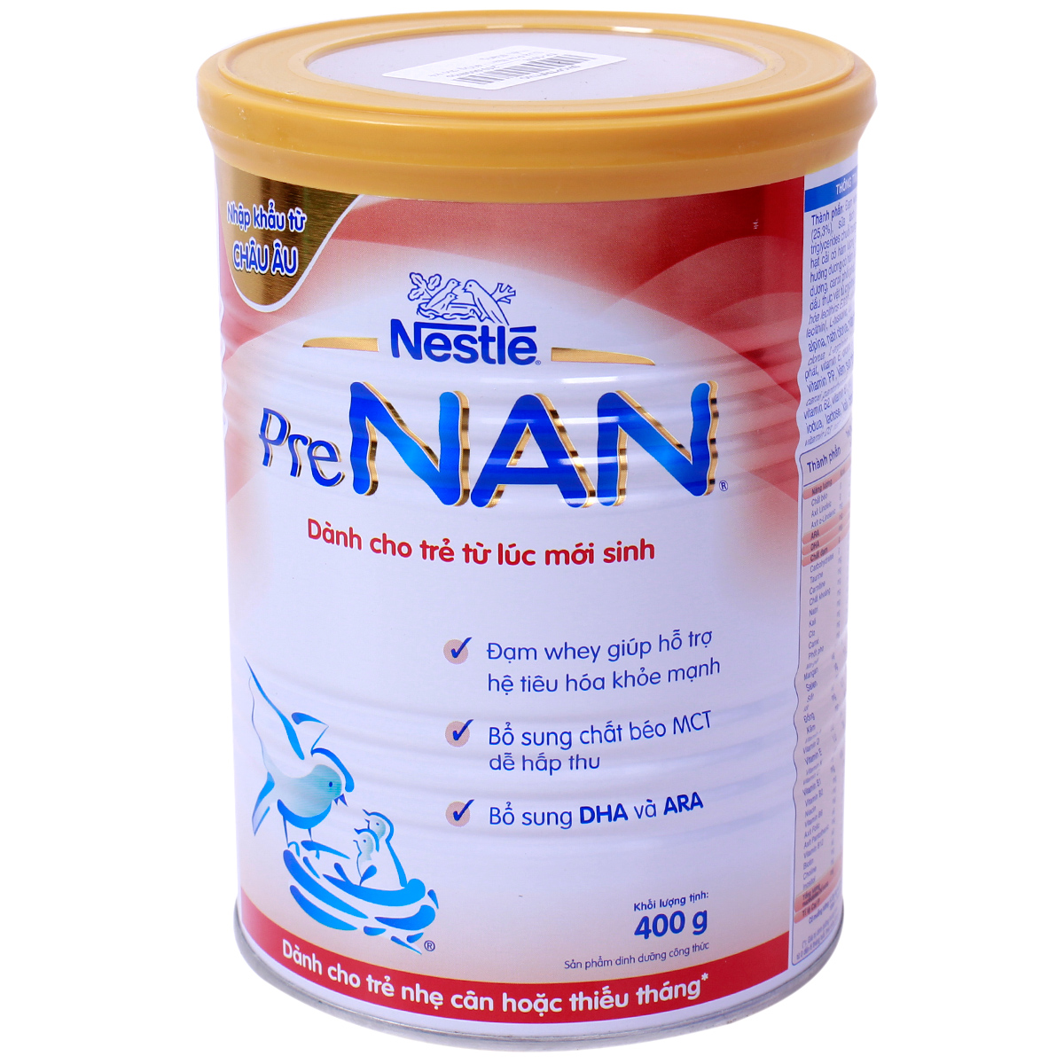 Sữa Pre Nan 400g cho trẻ sinh non hoặc nhẹ cân