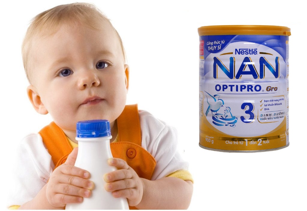Sữa Nan số 3 cho trẻ suy dinh dưỡng