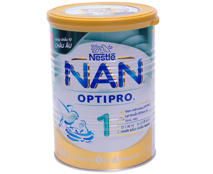 Sữa Nan Pro 1 400g chop bé 0-6 tháng tuổi