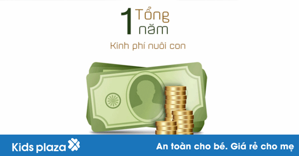Dự trù kinh phí nuôi con trong một năm đầu