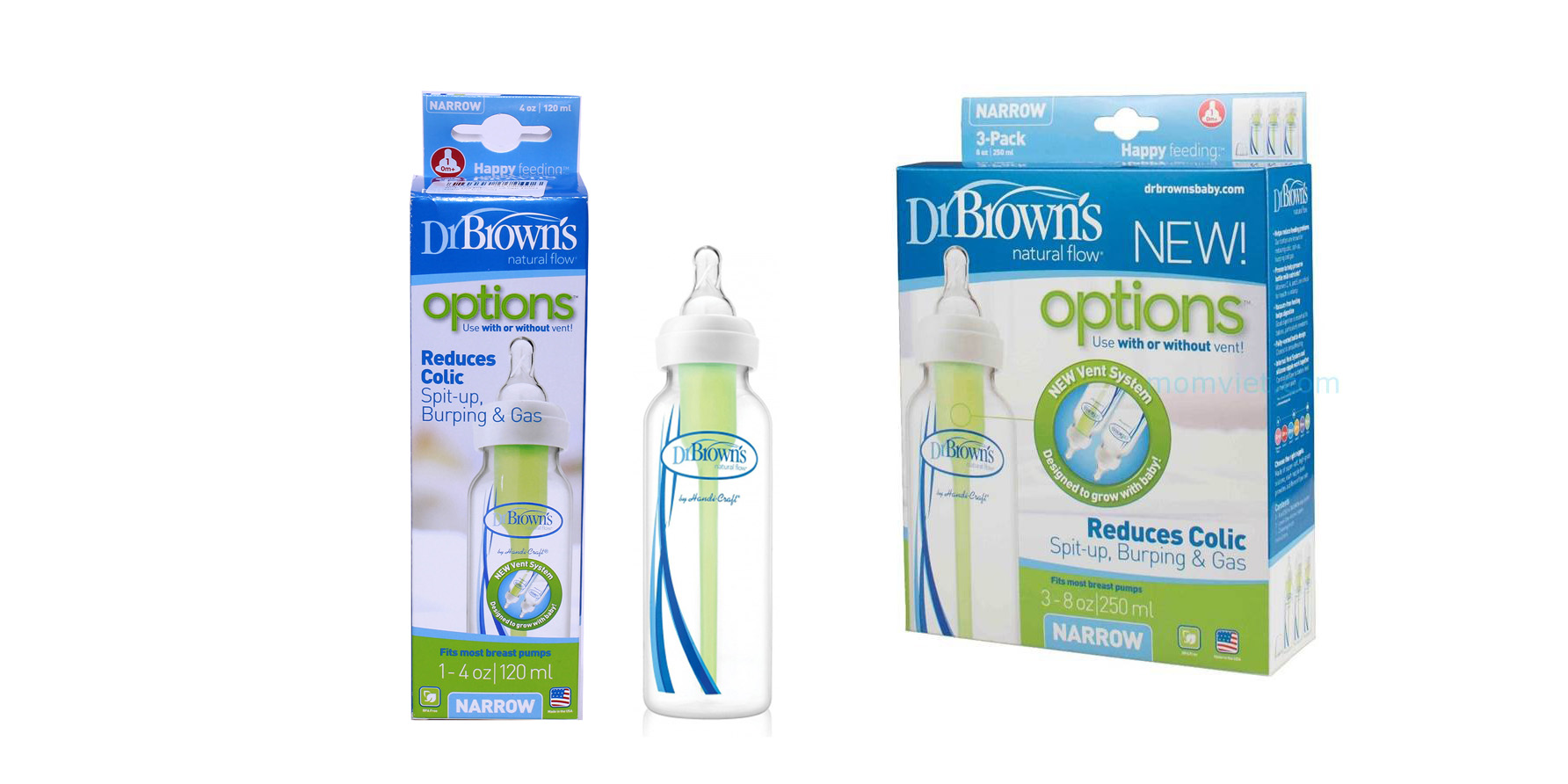 Sử dụng bình sữa Dr Brown thủy tinh cổ rộng có tốt không?