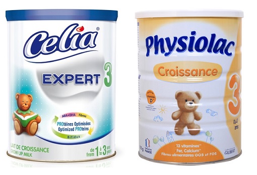 So sánh sữa Celia expert số 3 và sữa Physiolac số 3